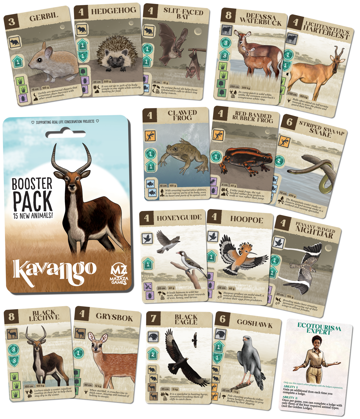 Kavango Booster Pack, 15 New Animals! Pre-order, limited edition! Delivering September 2026