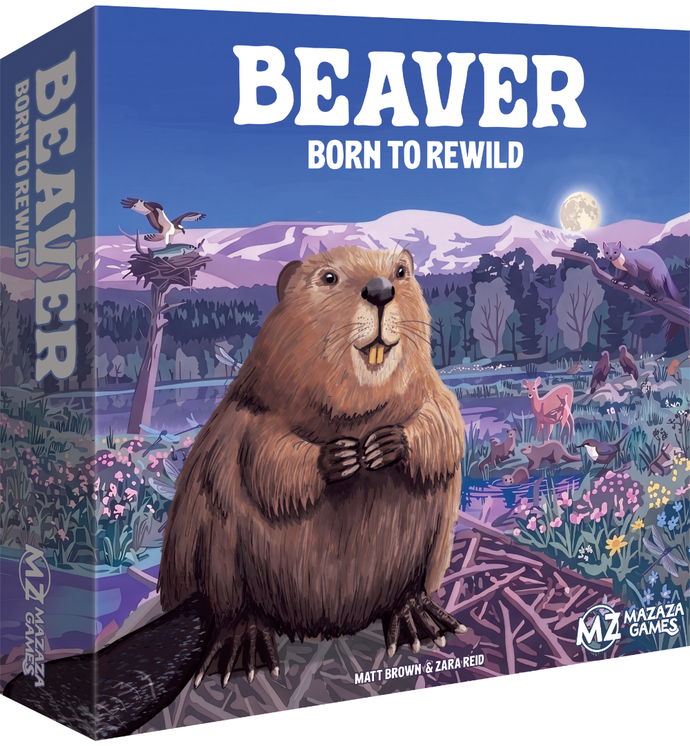 Beaver: Born to Rewild board game box