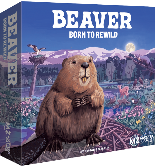 Beaver: Born to Rewild board game box