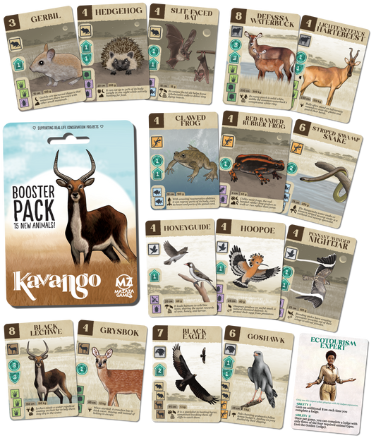 Kavango Booster Pack, 15 New Animals! Pre-order, limited edition! Delivering September 2026