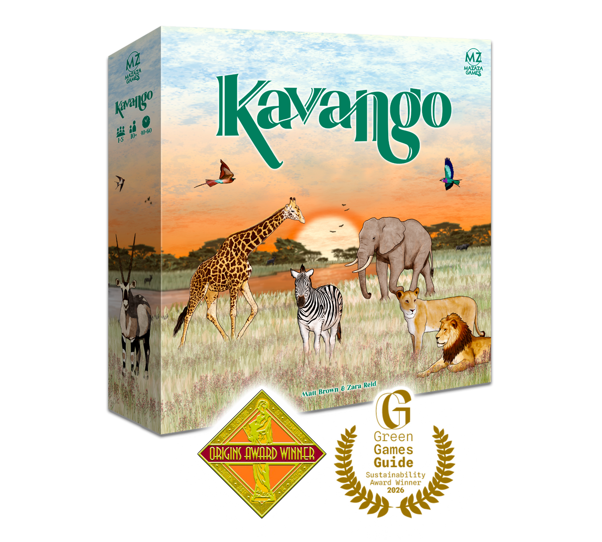 Kavango | Award-Winning Rewilding Board Game – Mazaza Games